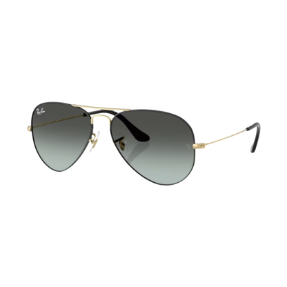 Lunettes de soleil Ray-Ban RB3025 Aviator noir – vue 2