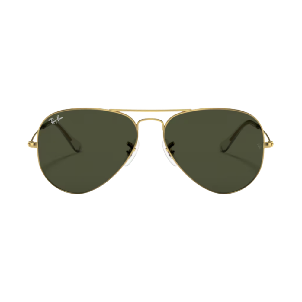 Lunettes de soleil Ray-Ban RB3025 Aviator or – vue 1