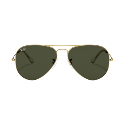 Lunettes de soleil Ray-Ban RB3025 Aviator or – vue 1