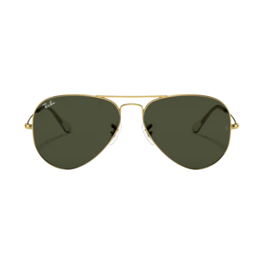 Lunettes de soleil Ray-Ban RB3025 Aviator or – vue 1