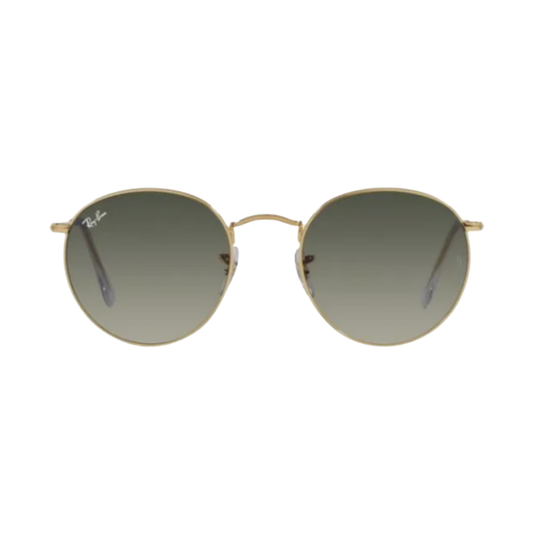 Lunettes de soleil Ray-Ban RB3447 Round Metal or – vue 1