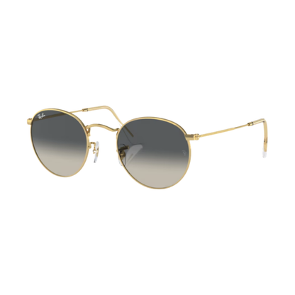 Lunettes de soleil Ray-Ban RB3447 Round Metal or – vue 2