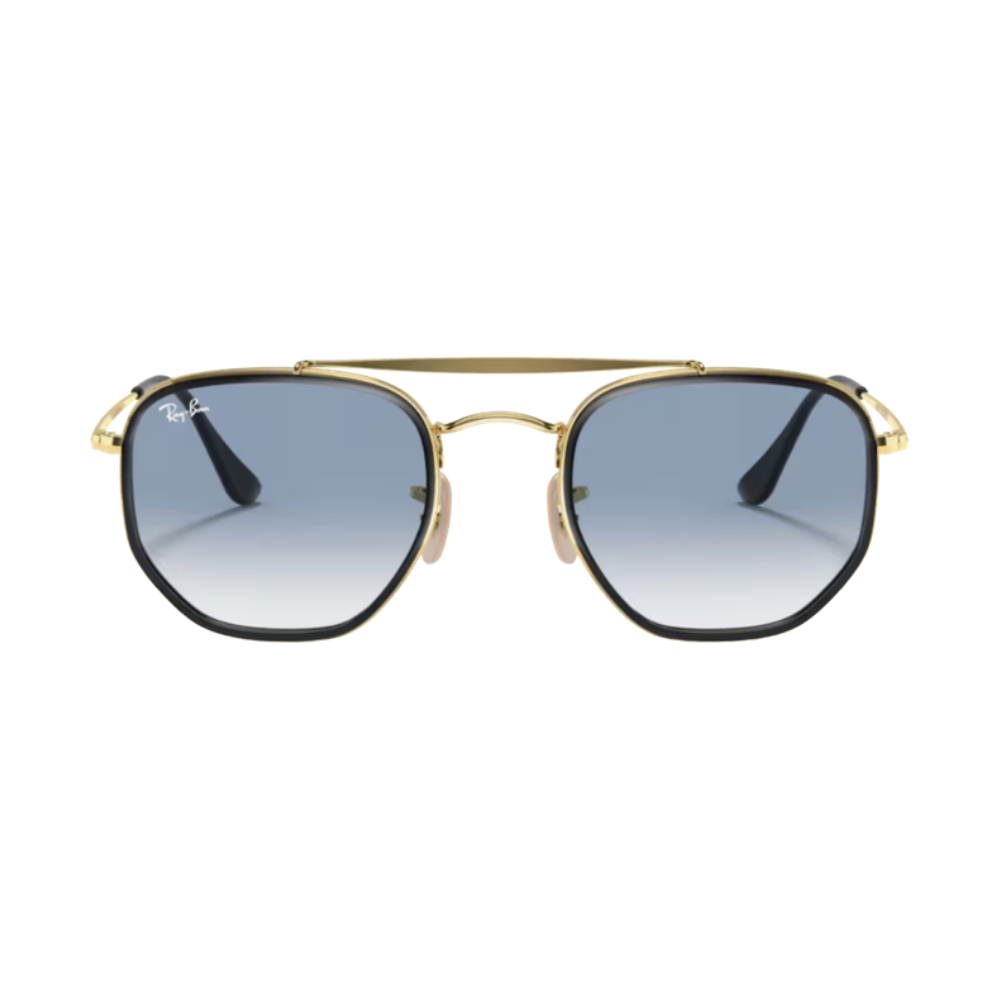 Lunettes de soleil Ray-Ban RB3648 Marshal II noir – vue 1