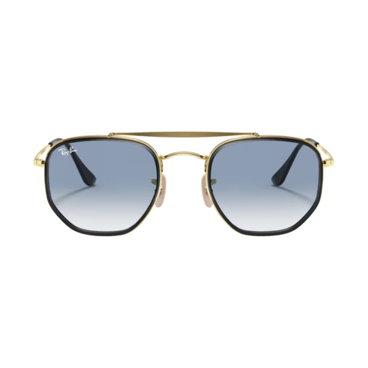 Lunettes de soleil Ray-Ban RB3648 Marshal II noir – vue 1