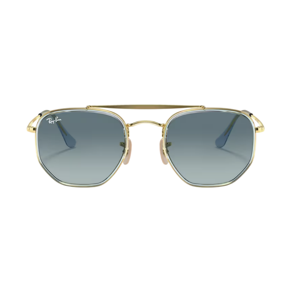 Lunettes de soleil Ray-Ban RB3648 Marshal II or – vue 1