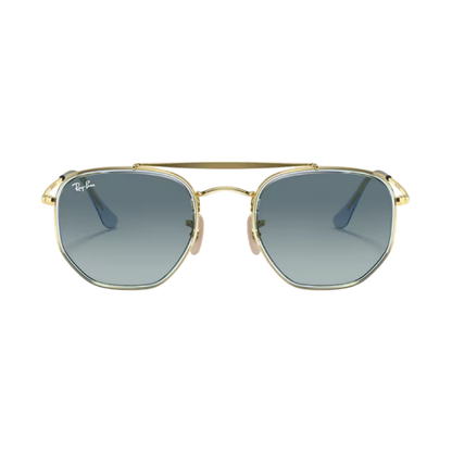 Lunettes de soleil Ray-Ban RB3648 Marshal II or – vue 1