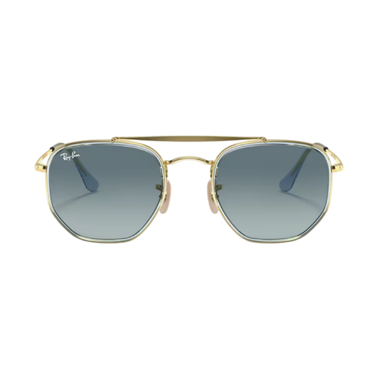 Lunettes de soleil Ray-Ban RB3648 Marshal II or – vue 1