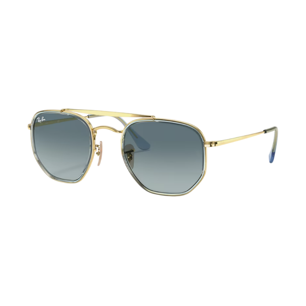 Lunettes de soleil Ray-Ban RB3648 Marshal II or – vue 2