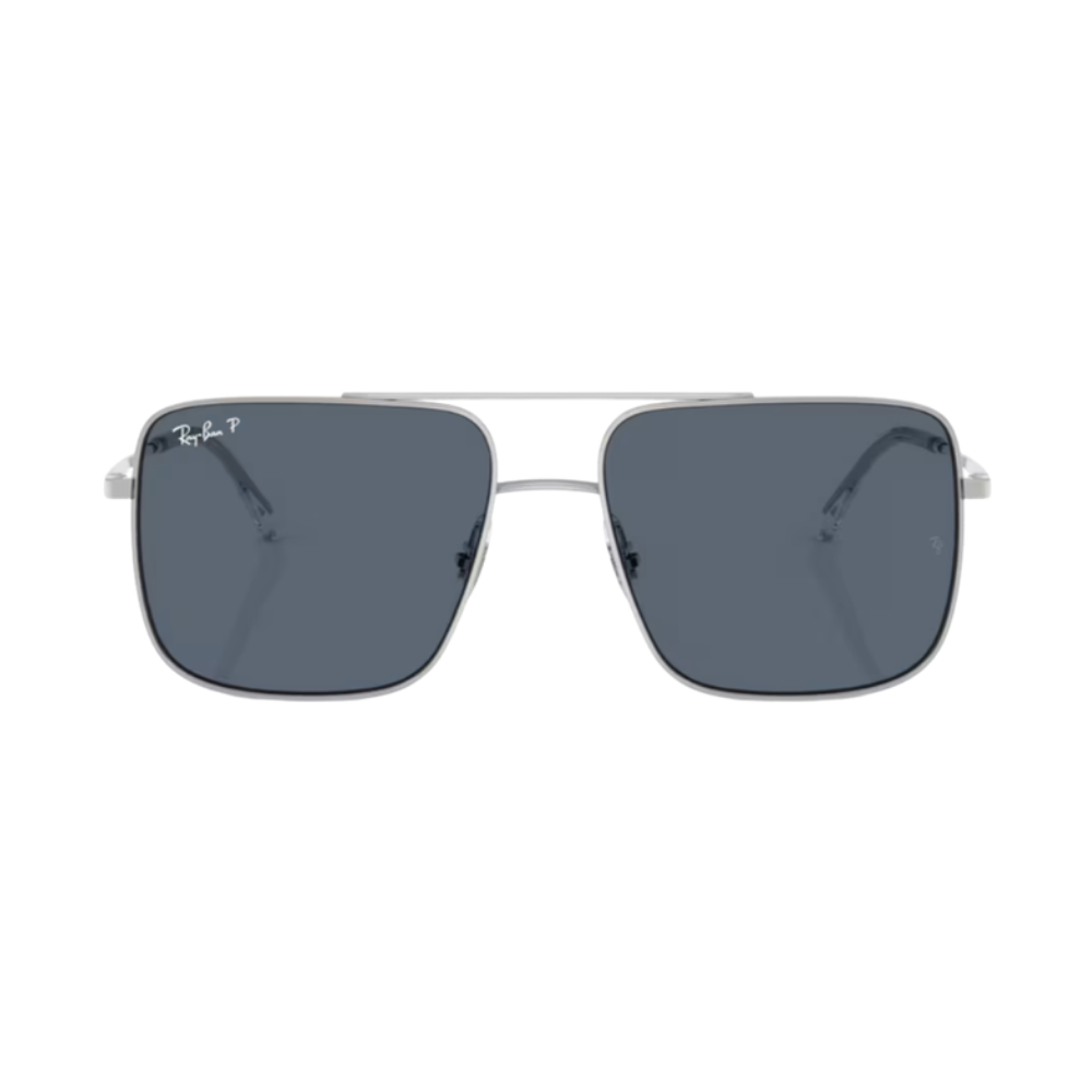 Lunettes de soleil Ray-Ban RB3758 Ari Bio Based argent – vue 1