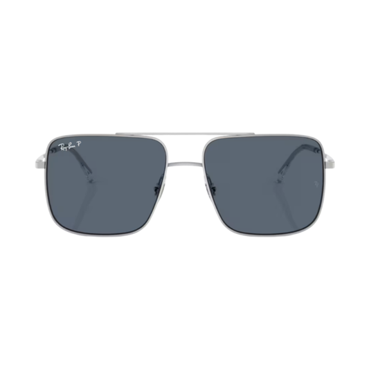 Lunettes de soleil Ray-Ban RB3758 Ari Bio Based argent – vue 1
