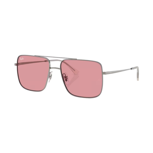 Lunettes de soleil Ray-Ban RB3758 Ari Bio Based argent – vue 2
