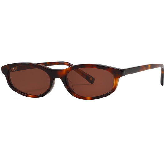 Lunettes de soleil Bali Eyewear Vita, monture écaille, verres marron – vue 2